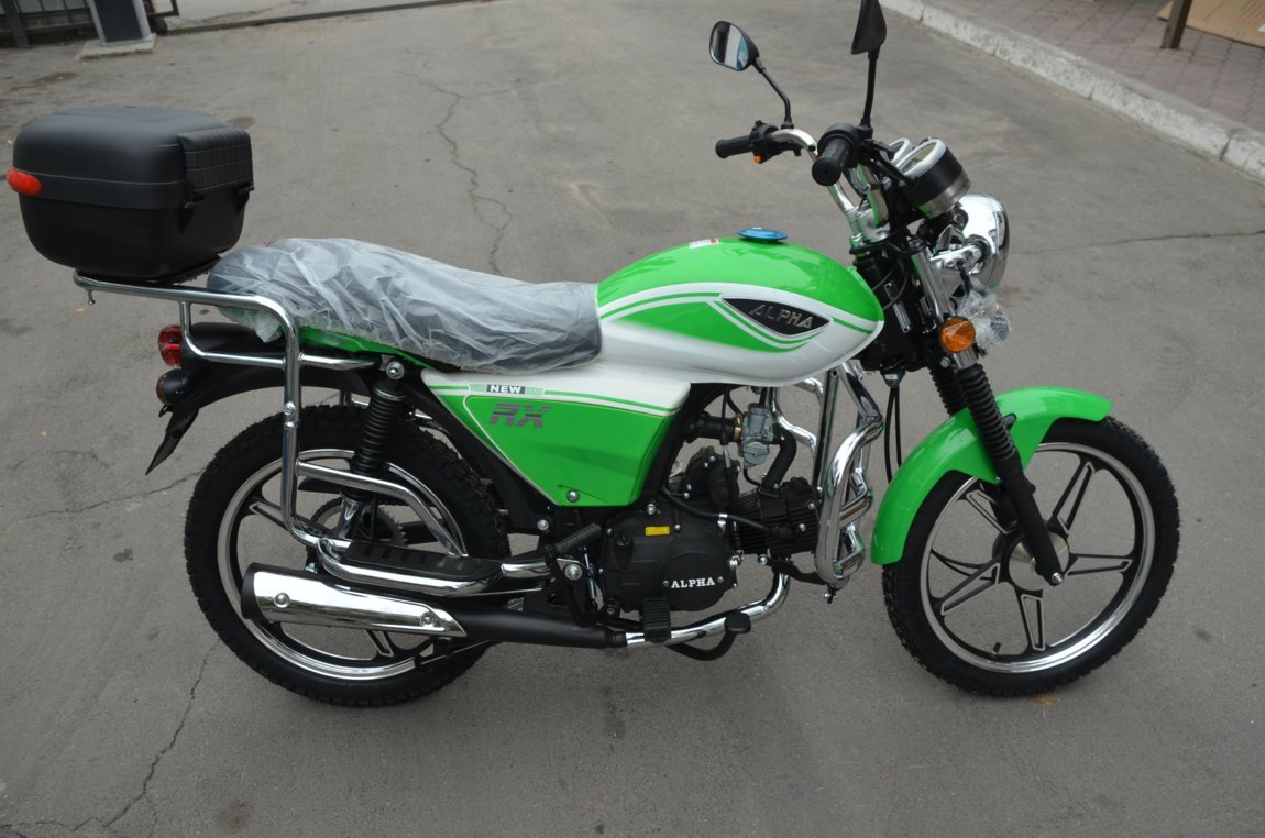 Alpha цвета. Alpha RX 110 зеленый. Мотоцикл Альфа RX 110. Alpha Omaks 110 кубов. Мопед Альфа 110 зеленый.