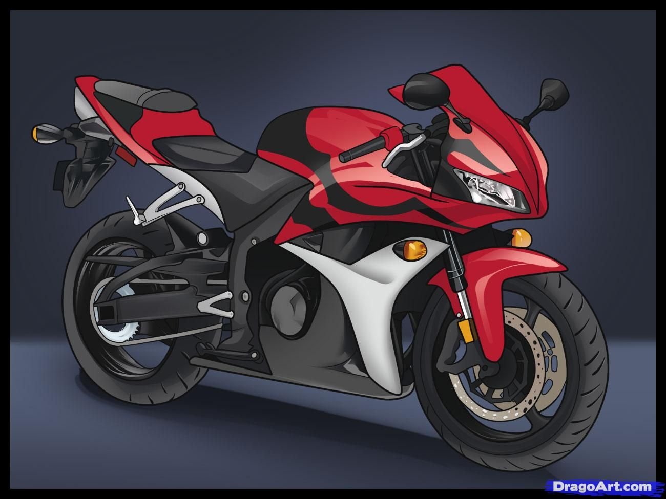 фото рисунков мотоциклов