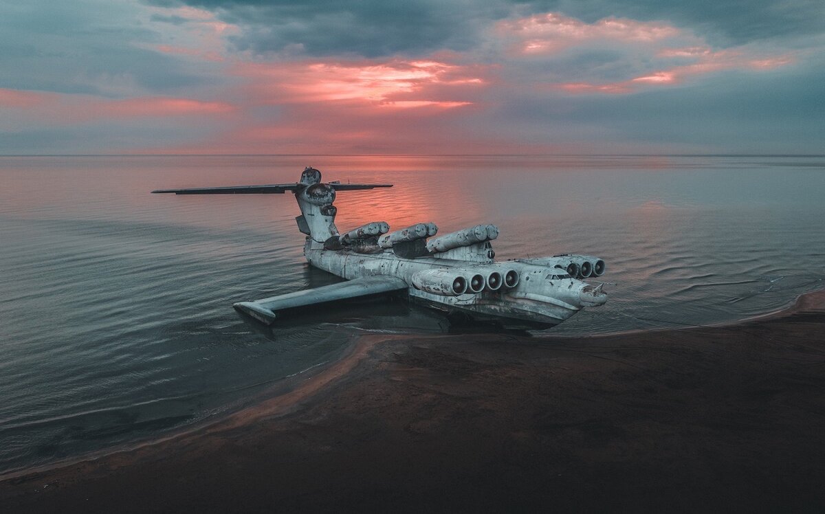 Фото экраноплана каспийского монстра