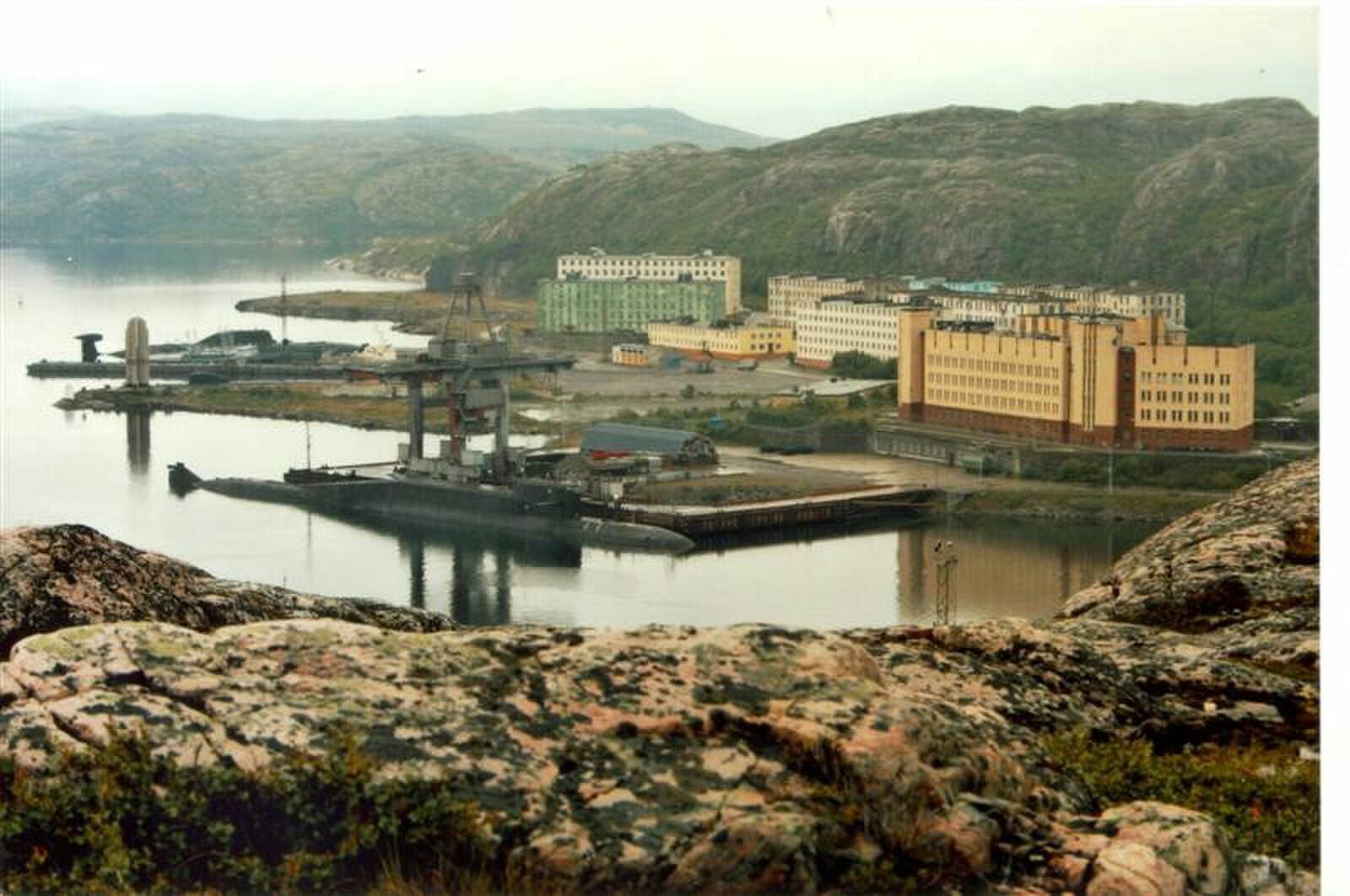 Поселок Гаджиево база подводных лодок