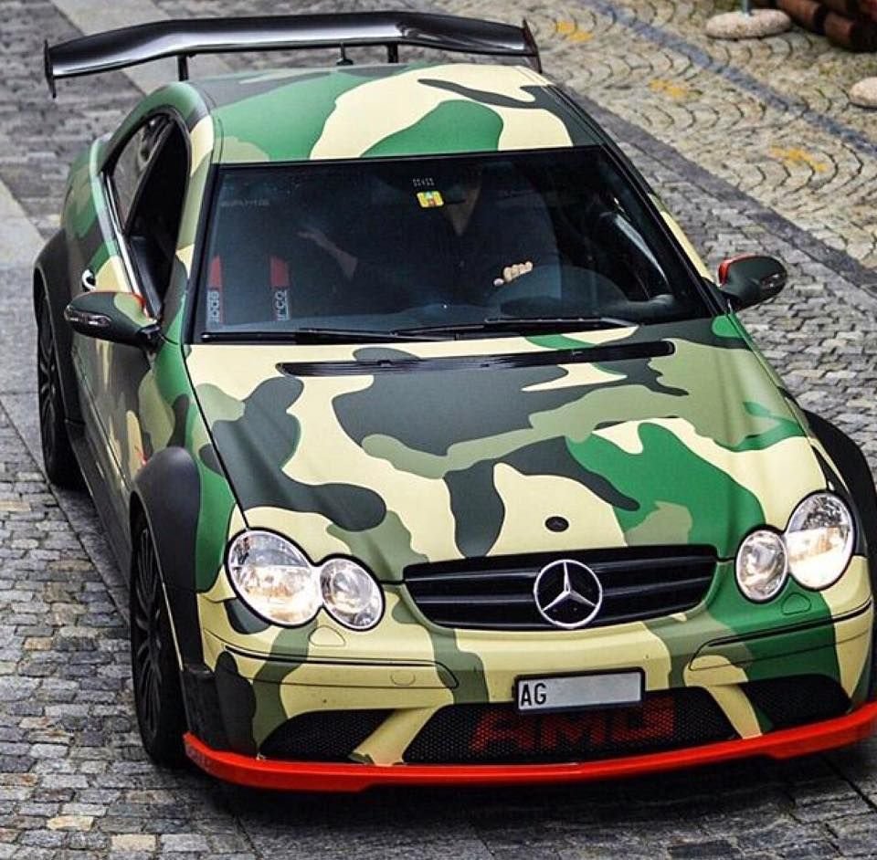 Mercedes c63 AMG камуфляж