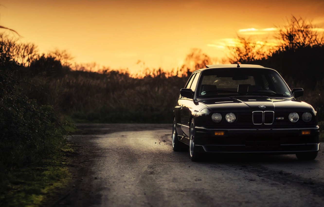 BMW e30 осень