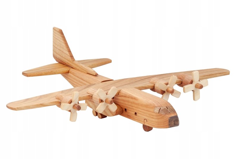 Простенькие самолёт из дерева