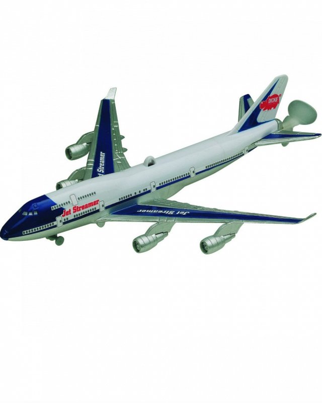 Самолет Dickie Toys реактивный на леске (3343004) 25 см