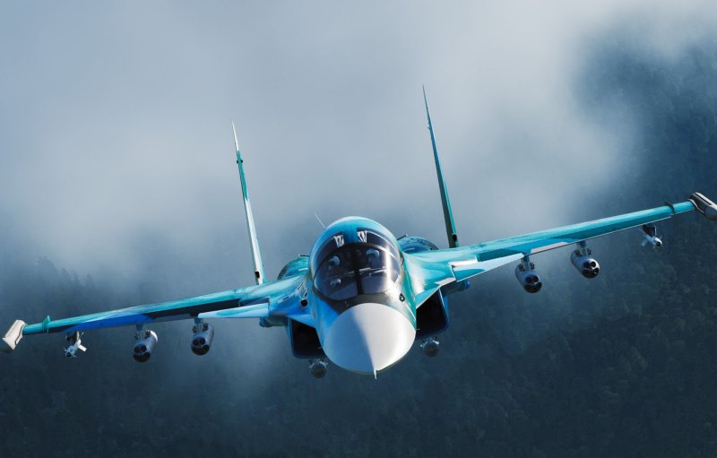 Фронтовой бомбардировщик Су-34