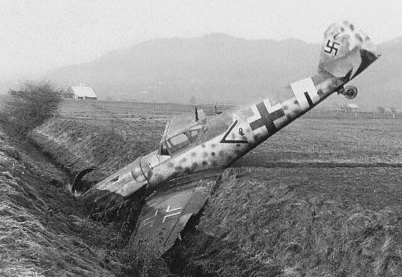 Сбитие Messerschmitt bf.109