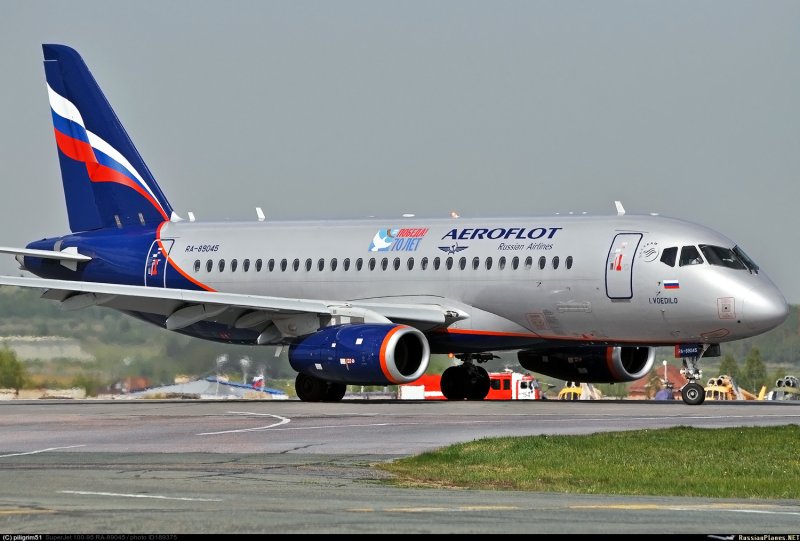 Сухой Суперджет 100 Aeroflot