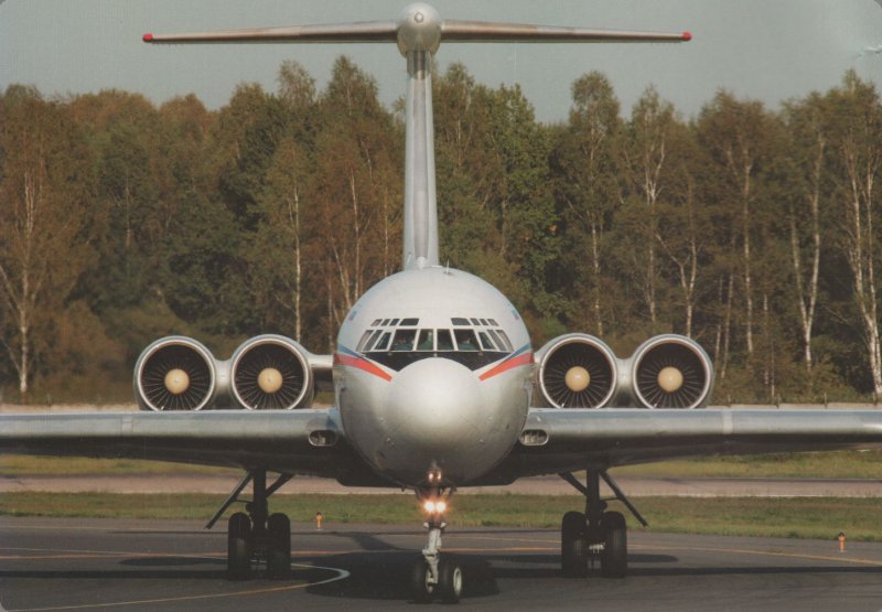 Первый полет самолета ил-62 в СССР.