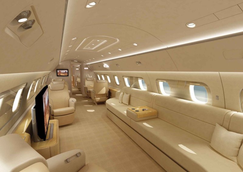 Dassault Falcon 8x Interior Аэробус а350