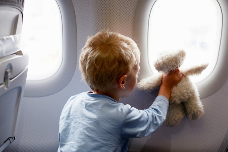 Путешествие на самолете для детей