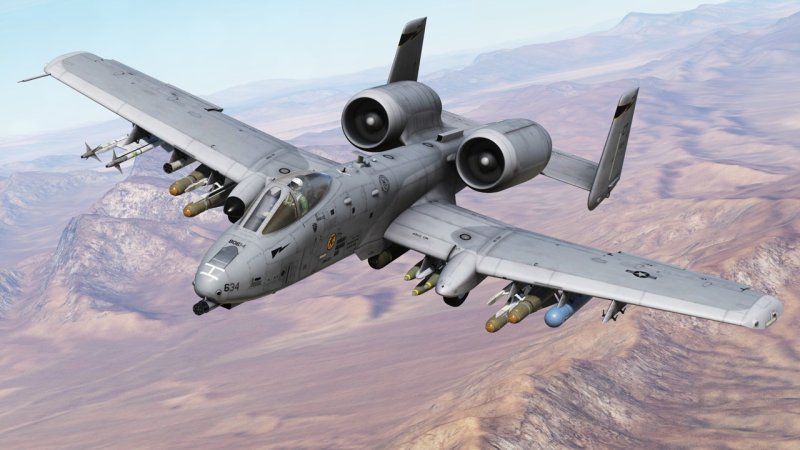 Штурмовик a-10c Thunderbolt 2