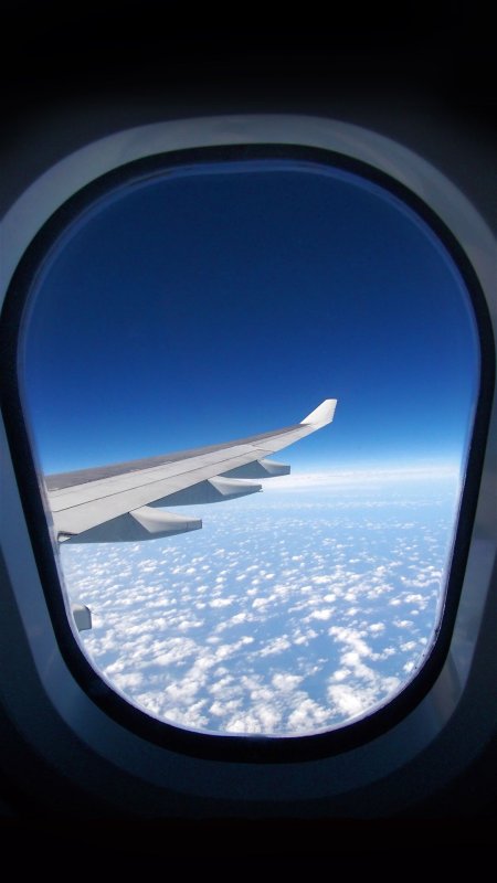 Окно самолета для пранка
