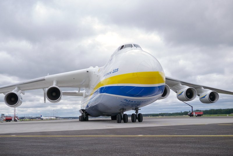 Самолет Мрия вид спереди