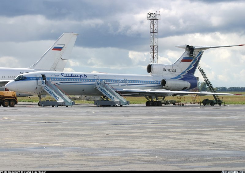 Самолет ту 154 авиакомпания Сибирь
