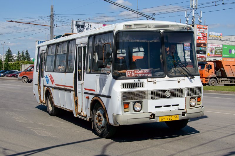 ПАЗ 32053 сзади