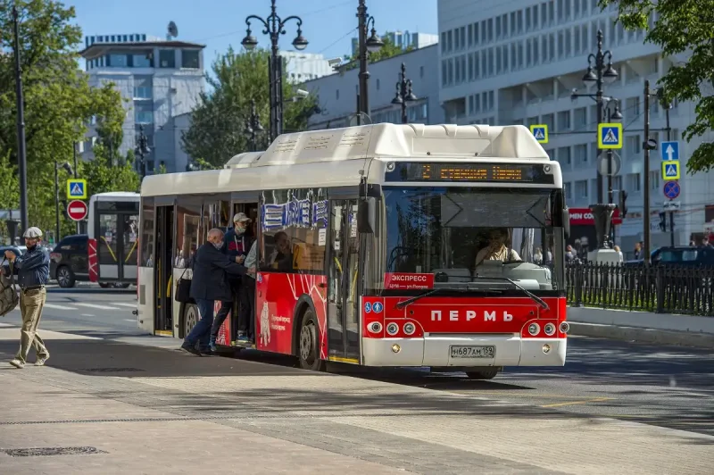 Старые автобусы Перми