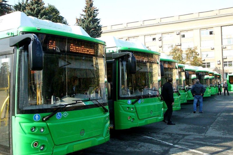 Зеленые автобусы Челябинск