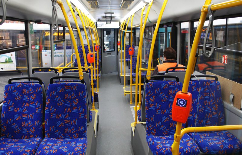 МАЗ-203 автобус салон