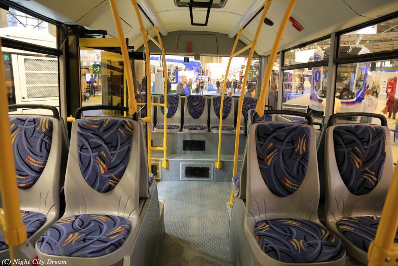 Троллейбус МАЗ 203т салон