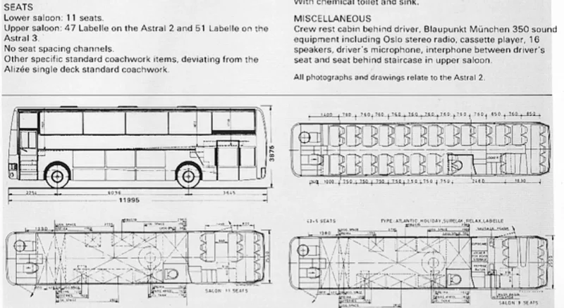 Van Hool t815 чертежи