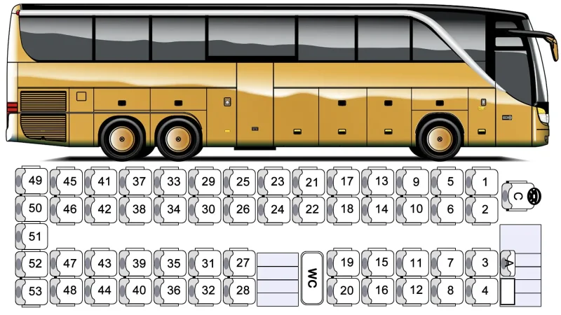 Setra s315gt чертеж
