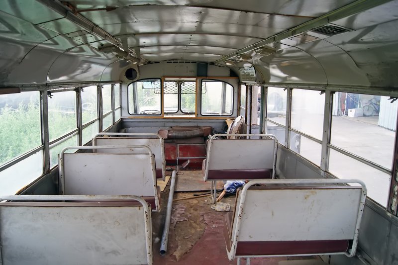 Салон автобуса ЗИЛ 158