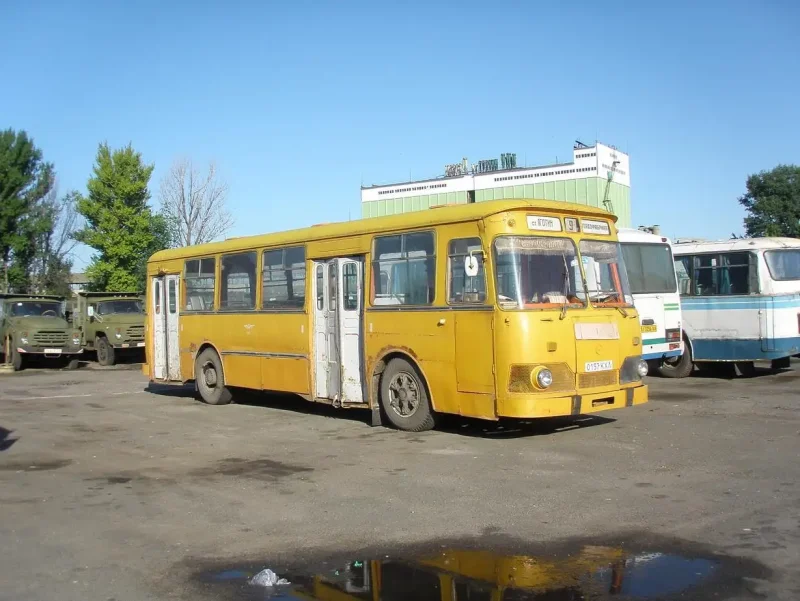 ЛИАЗ скотовоз автобус