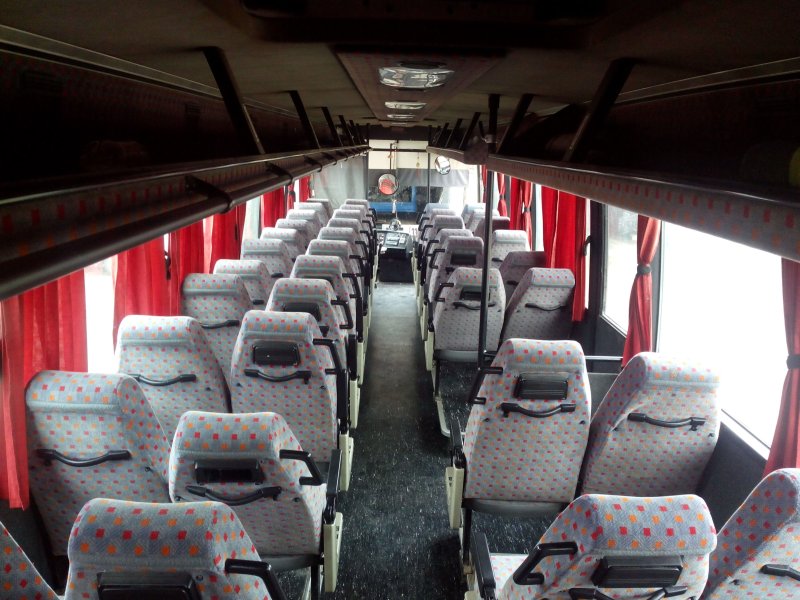 Двухэтажный автобус салон