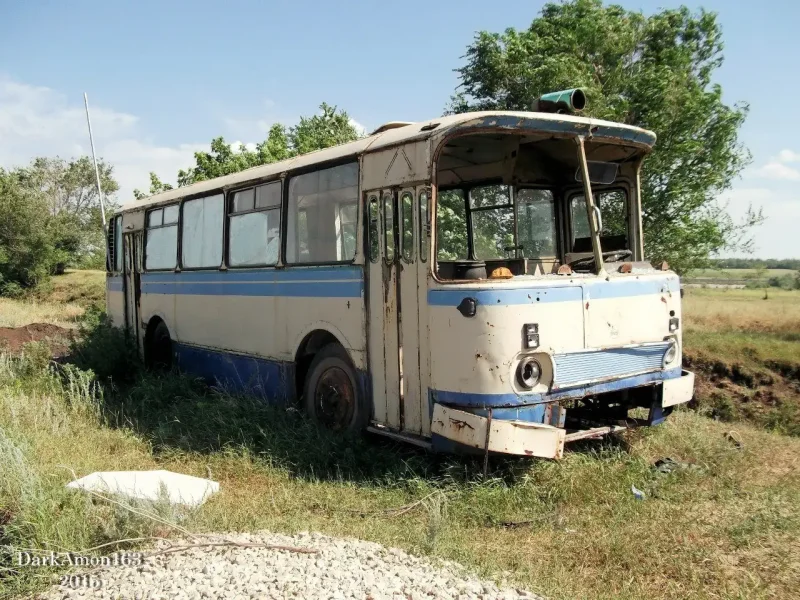 ЛАЗ-695 автобус заброшен