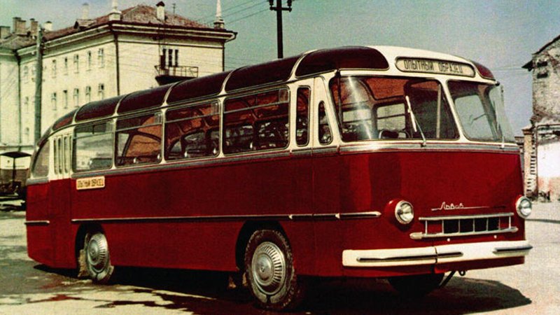 Автобус ЛАЗ-695б санитарный
