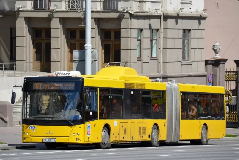 Автобус МАЗ гармошка