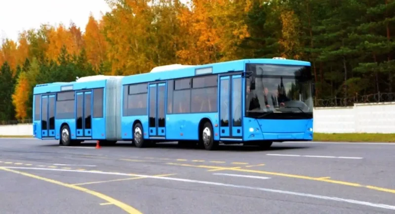 Автобус МАЗ 216 гармошка
