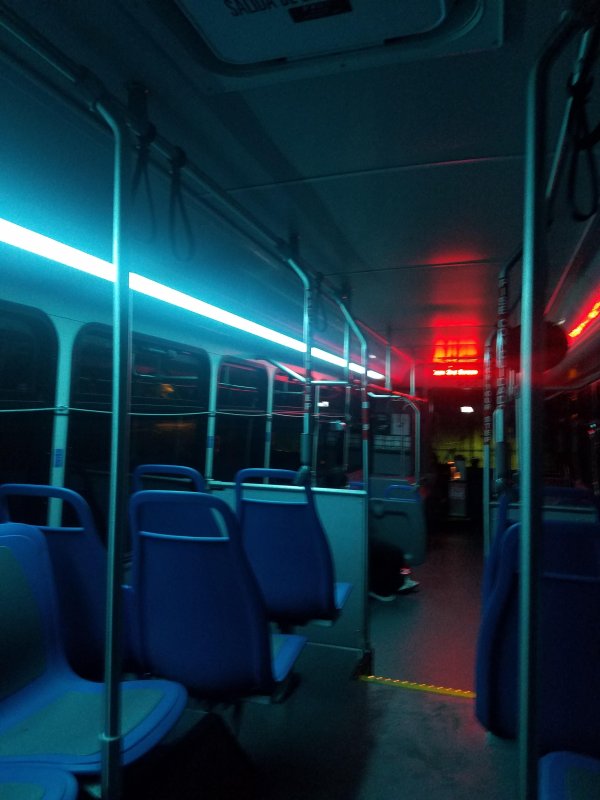 Автобус внутри