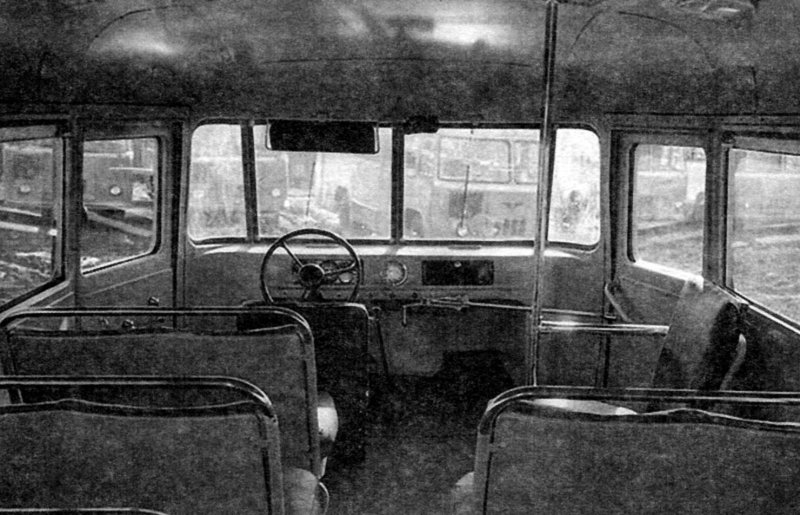 Автобус ПАЗ 651 салон