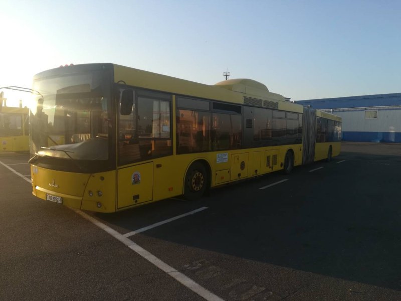 МАЗ-105 - городской сочлененный низкопольный автобус