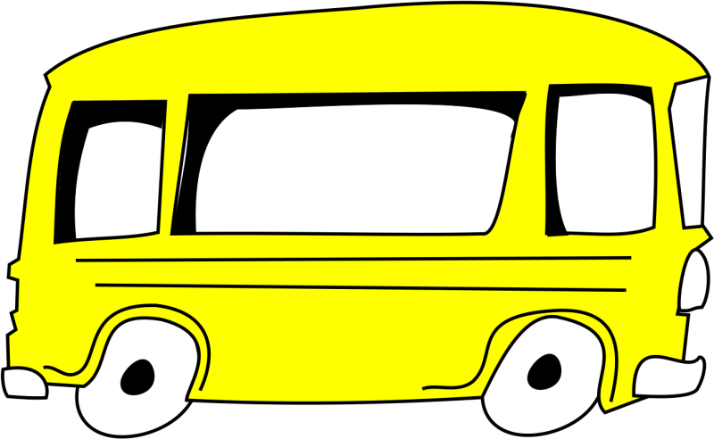 Автобус для детей без фона