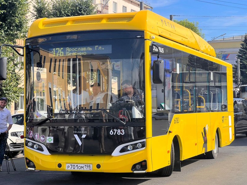 Автобусы у проходных газа