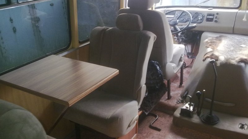 Старый автобус Кубанец