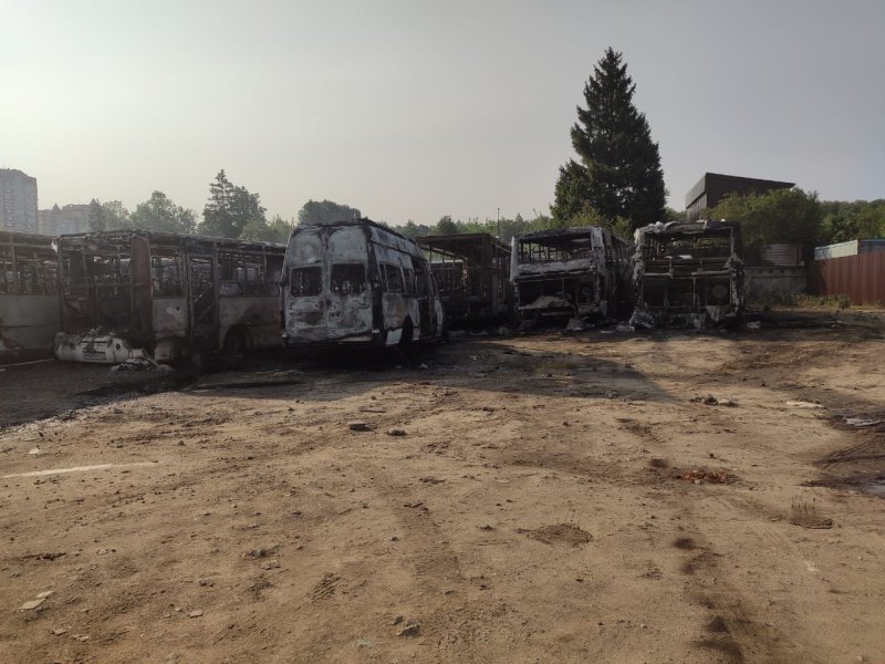 Пожар на Октябрьской улице