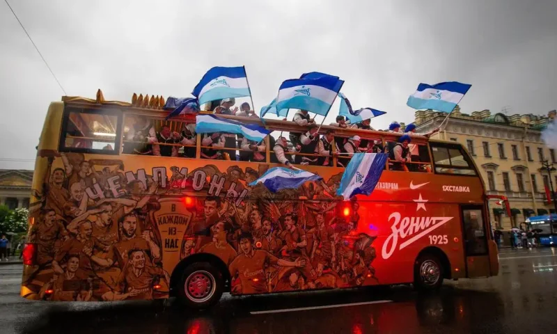 Автобус Зенита новый