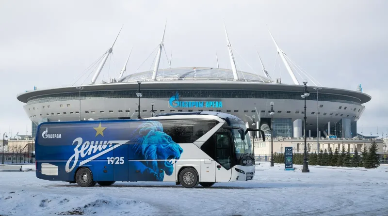 Клубный автобус ФК Зенит