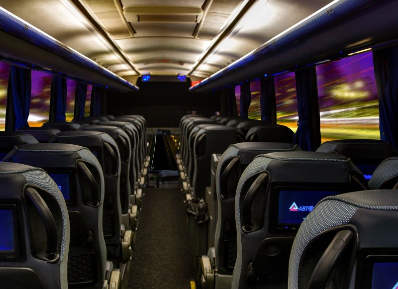 Эколайнс салон автобуса