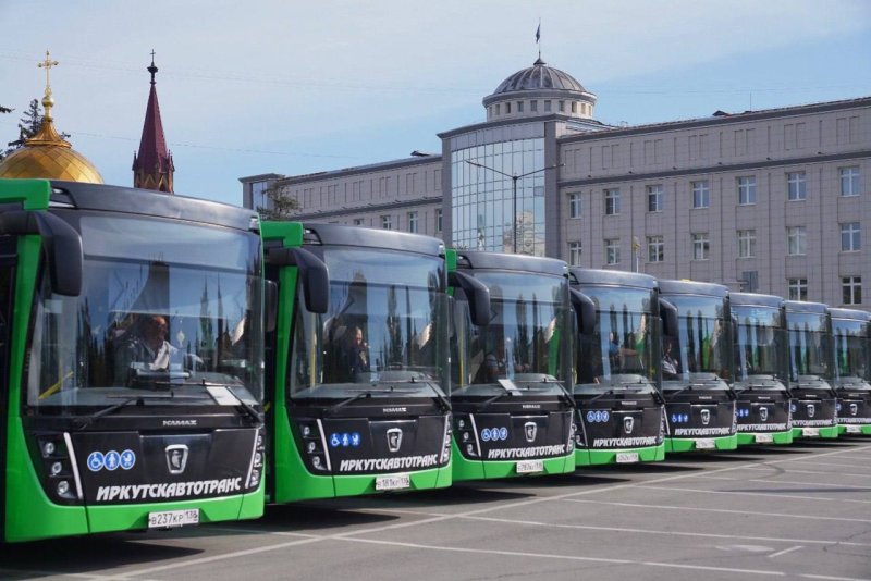 Новые автобусы в Иркутске