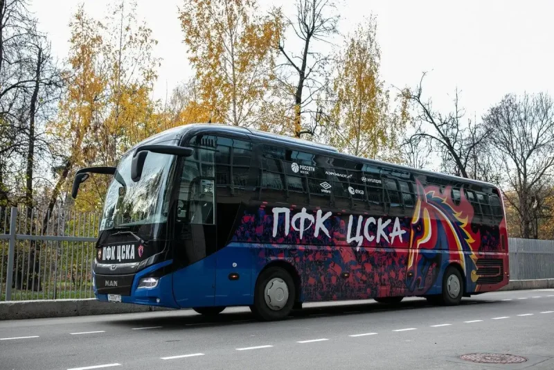Автобус ФК Арсенал Тула