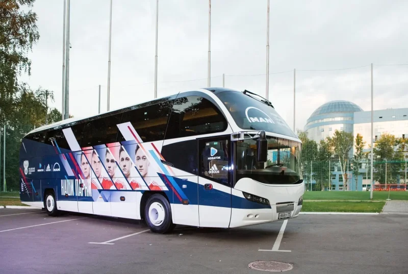 Новый автобус ФК Десна