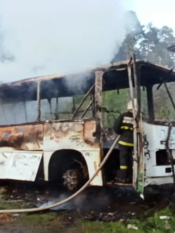 Пожар в общественном транспорте