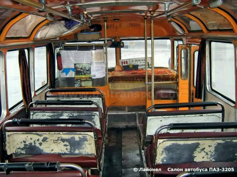 ПАЗ 672м салон