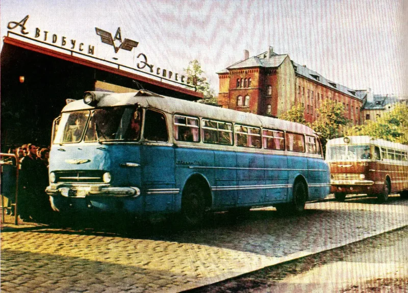 Ленинград 1969 Икарус 55
