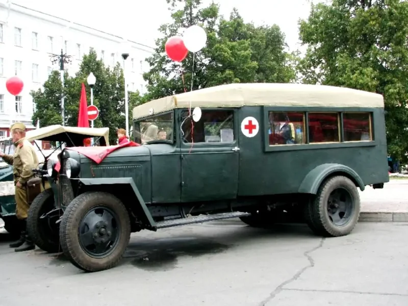 Санитарный фургон ГАЗ-55