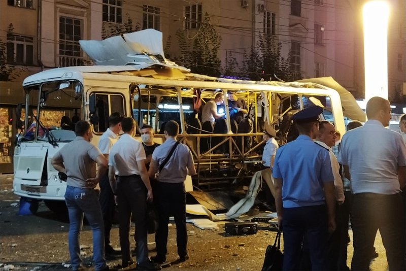 Взрыв автобуса в Воронеже 12 августа 2021 года